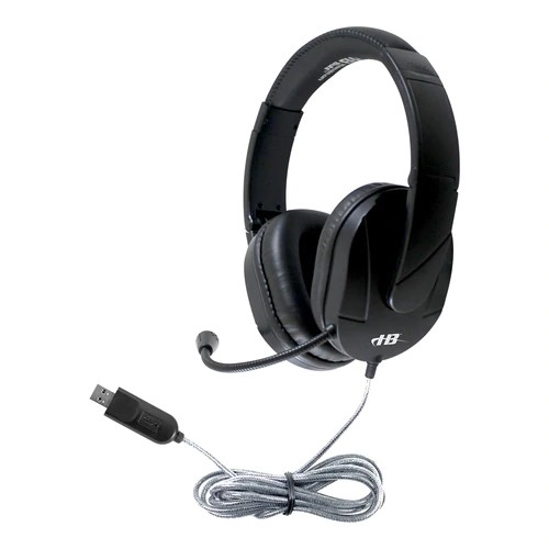 Hamilton M2USB MACH-2™ Multimedia Stereo Headset - Over-Ear with Steel Reinforced Gooseneck Mic - Hamilton Electronics Corp.