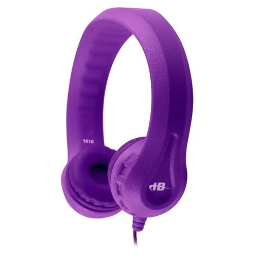 Hamilton KIDS-PPL Flex-Phones™ Single Construction Foam Headphones - Purple - Hamilton Electronics Corp.