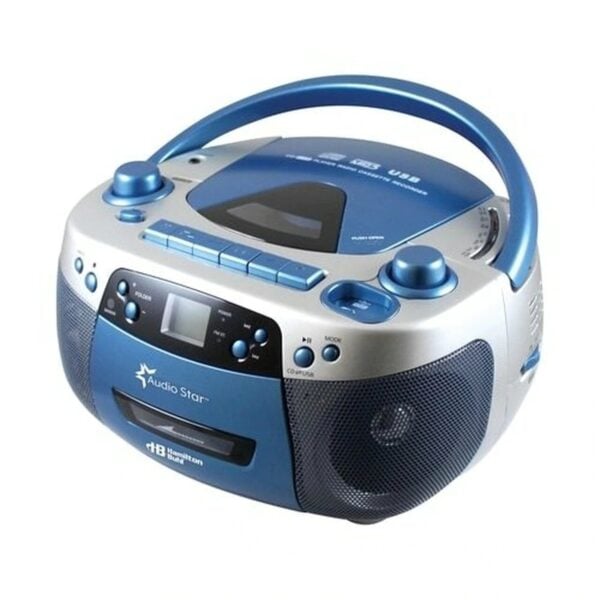 Hamilton 5050ULTRA Buhl AudioStar Boombox Radio, CD, USB, Cassette Player with Tape and CD to MP3 Converter - Hamilton Electronics Corp.