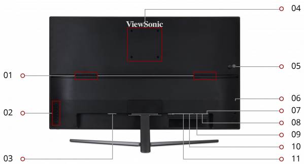 Viewsonic VX3211-2K-MHD 32" 1440p sRGB IPS Monitor - ViewSonic Corp.