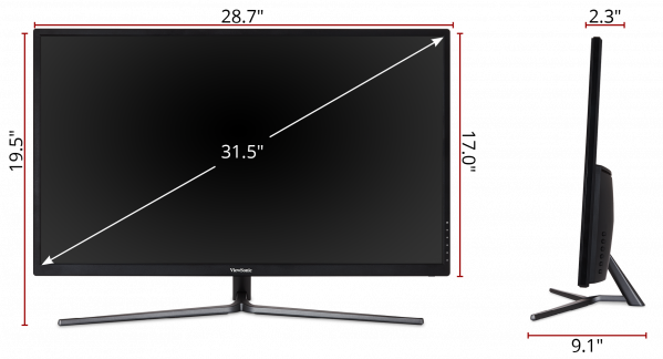 Viewsonic VX3211-2K-MHD 32" 1440p sRGB IPS Monitor - ViewSonic Corp.