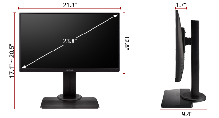 Viewsonic XG2405 24" 144Hz 1ms 1080p FreeSync Premium IPS Gaming Monitor - ViewSonic Corp.