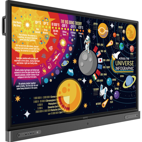 BenQ RP7502 75" Class 4K UHD Educational Touchscreen LED Display, Black (3 Years Warranty) - BenQ America Corp.