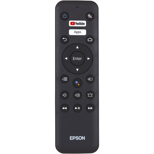 Epson V11H914320 EF-100 Home Theater Laser 3LCD Projector with Android TV Wireless Adapter (Black) - Epson