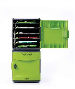 Copernicus FTT2010-USB Tech Tub2® Trolley with syncing USB hub - holds 10 devices - Copernicus
