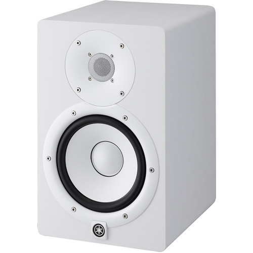 Yamaha HS7W 6,5" Powered Studio Monitor, White Cabinet, White Polypropylene Woofer And Newly Designed Dome Tweeter, Bi-Amp Power Amplifiers - Yamaha Commercial Audio Systems, Inc.
