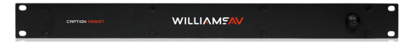 Williams AV CA C3 Caption Assist CAPTIONING, INTERPRETATION & TRANSLATION CA C3 - Williams AV