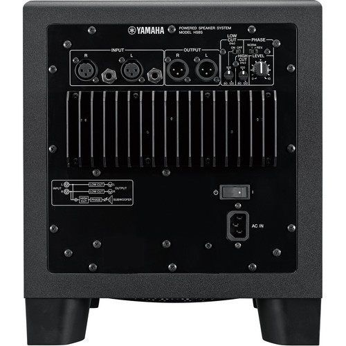 Yamaha HS8S 8" Powered Subwoofer, Black Cabinet - Yamaha Commercial Audio Systems, Inc.