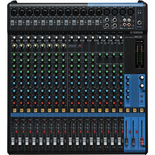Yamaha MG20 20 Input, 6 Bus Mixer, Rackable - Yamaha Commercial Audio Systems, Inc.