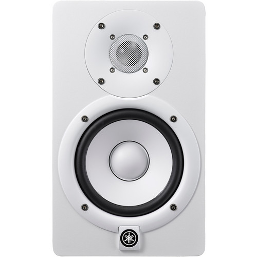Yamaha HS5W 5" Powered Studio Monitor, White Cabinet, White Polypropylene Woofer And Newly Designed Dome Tweeter, Bi-Amp Power Amplifiers - Yamaha Commercial Audio Systems, Inc.