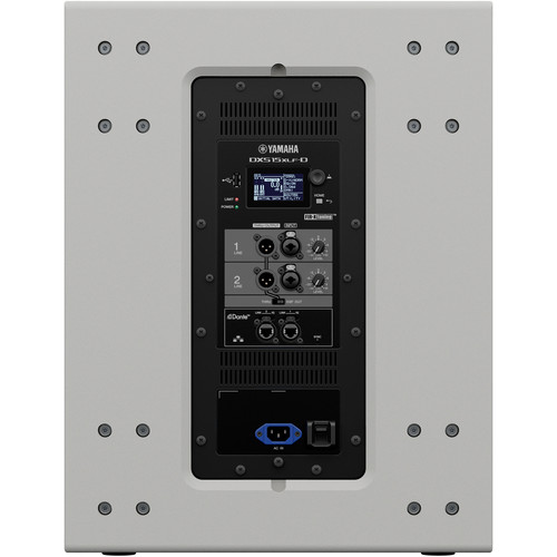 Yamaha DXS15XLF-DW Dante 15" Powered Subwoofer 1600 Watts, White - Yamaha Commercial Audio Systems, Inc.