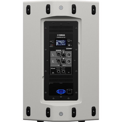 Yamaha DZR12-DW Dante Powered Speaker - 2000W, 12" Lf, 2" Hf Comp Driver, White - Yamaha Commercial Audio Systems, Inc.