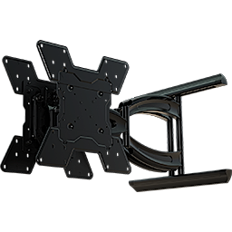 Crimson AV AH55VLP Hydra digital display dual monitor wall mount with on the fly landscape to portrait rotation -