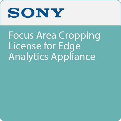 Sony REAL0500 Focus Area Cropping License for Edge Analytics Appliance - Sony