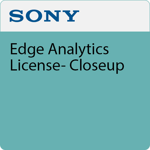 Sony REAL0300 Edge Analytics License - Closeup - Sony