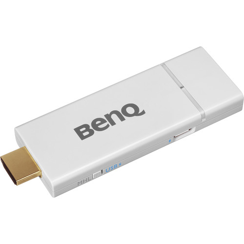 BenQ 5A.JH328.10A QP20 QCast Mirror HDMI Wireless Dongle (White) - BenQ America Corp.
