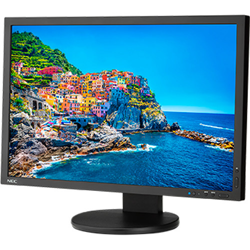 NEC PA243W-BK-SV 24.1" 16:10 Wide Gamut IPS Monitor (with SpectraView II, Black) -