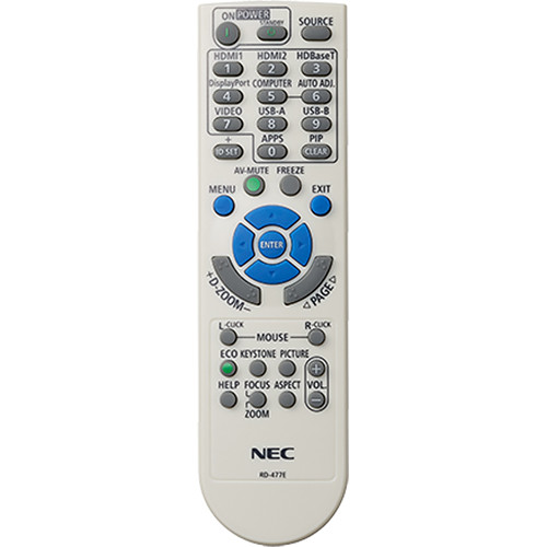 NEC Replacement Remote Control - NEC