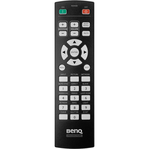 BenQ 5J.JDC06.001 Remote Control for Select BenQ Projectors - BenQ America Corp.