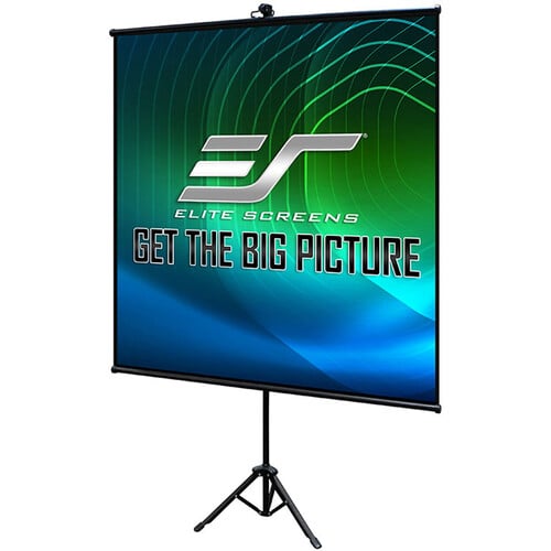 Elite T50SW Tripod Lite 50x50" Portable Indoor Projector Screen With Foldable Stand/ Bag - Elite Screens Inc.