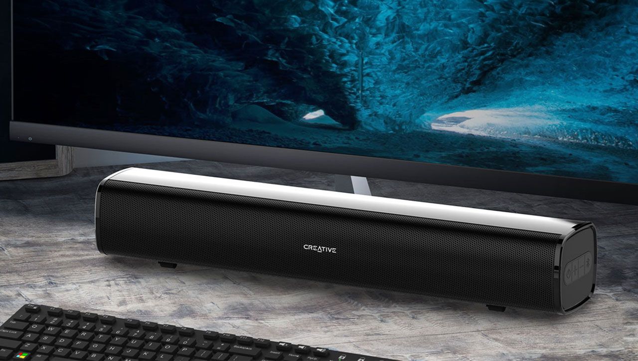 Creative Labs 51MF8360AA002 Stage 2.1 High Performance Under-monitor Soundbar with Subwoofer - Refurbished - Creative Labs