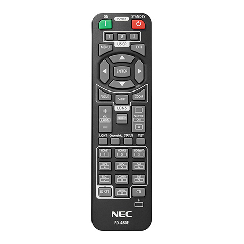 NEC Replacement Remote Control For The Np-Pa1004Ul-B/Pa1004Ul-W Projectors - NEC