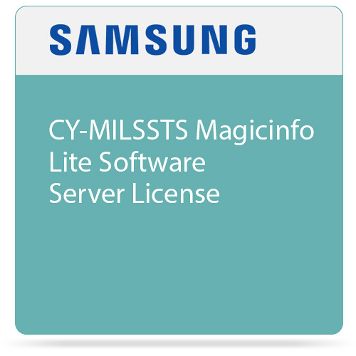 Samsung CY-MILSSTS Magicinfo Lite Software Server License - Samsung Electronics America, Inc.