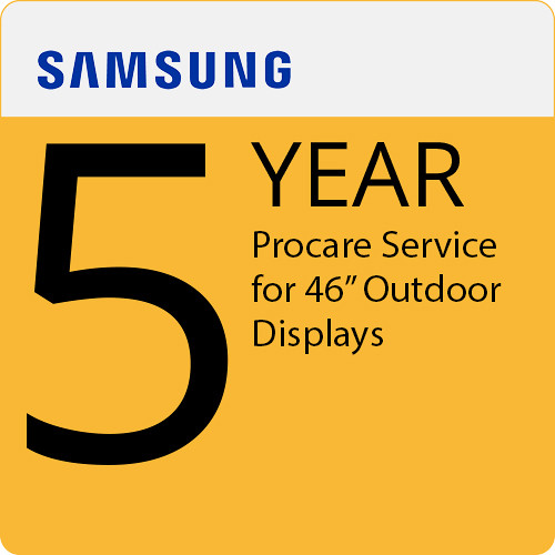 Samsung ProCare 5-Year Technology Protection for 46" Outdoor Digital Signage Displays - Samsung Electronics America, Inc.