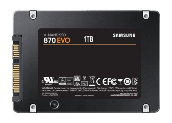 Samsung 870 EVO MZ-77E4T0E - solid state drive - 4 TB - SATA 6Gb/s - Samsung Electronics America, Inc.