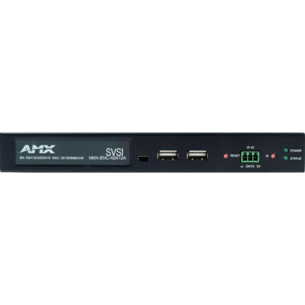 AMX FGN2412A-SA N2400 Series JPEG2000 stand-alone 4K Encoder 4K 60 4:4:4 w/(1) SFP fiber -