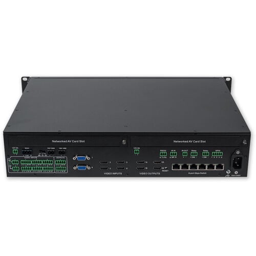 AMX FGN7142-23 Networked AV Presentation Switcher w/six local inputs (4 4K60 and 2 VGA) - AMX