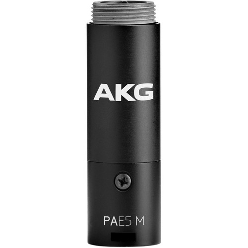 AKG Acoustics PAE5 M Reference Phantom Power Module Adapter, 5-Pin XLR Connector, 20Hz to 20kHz Audio Frequency Bandwidth, 2000Ohms Load Impedance - AKG