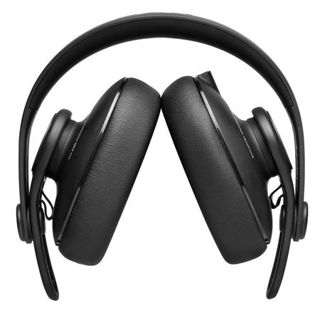 AKG Acoustics K361BT Over-Ear Oval Foldable, Professional Closed-Back Foldable Studio Bluetooth Headphone, 15 Hz-28 kHz Frequency - AKG