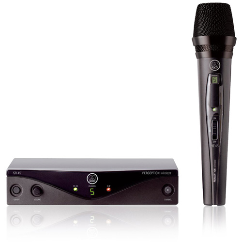 AKG 3251H00010 Perception Wireless 45 Vocal Set BD A w/ Frequency Wireless Micro System - AKG