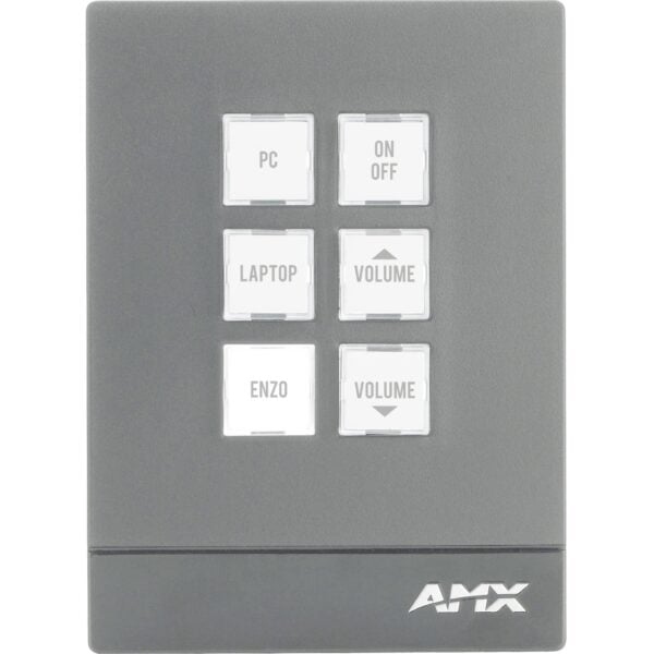 AMX FG2102-06P-BL MCP-106 Massio 6-Button ControlPad - AMX