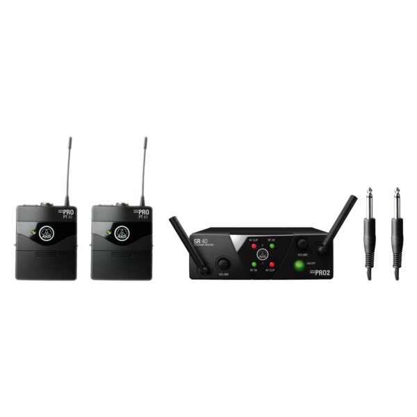 AKG WMS40 Mini Dual Instrumental Set Wireless Microphone System - AKG
