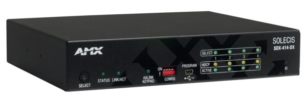 AMX FG1010-314 Solecis 4x1 4K HDMI Digital Switcher with DXLink Output - AMX