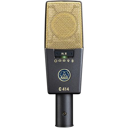 AKG Acoustics C414 XLII Matched Pair Multi-Pattern Large-Diaphragm Studio Condenser Microphone, Set of 2 - AKG