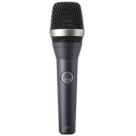 AKG Acoustics D 5 Standard Dynamic Vocal / Speech Handheld Microphone for Live Applications and Vocals - AKG