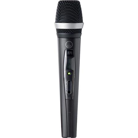 AKG Acoustics HT470 Wireless Handheld Transmitter with D5 Mic Capsule for WMS 470 System, Band 8: 570.1-600.5MHz, 35Hz-20kHz Audio Bandwidth, 50mW RF Output Power - AKG
