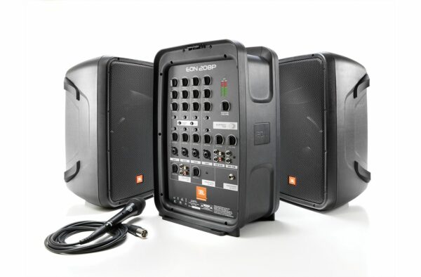 JBL EON208P Packaged 8" 2-Way PA with Powered 8-Channel Mixer and Bluetooth® - JBL Professional