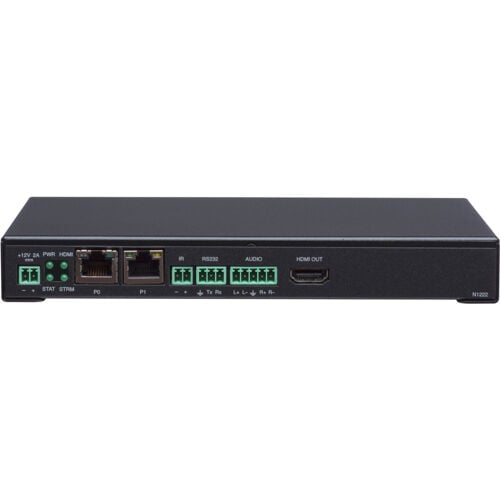 AMX FGN1222A-SA SVSI Stand-alone Minimal Compression VoIP Decoder w/(2)RJ45 network port - AMX