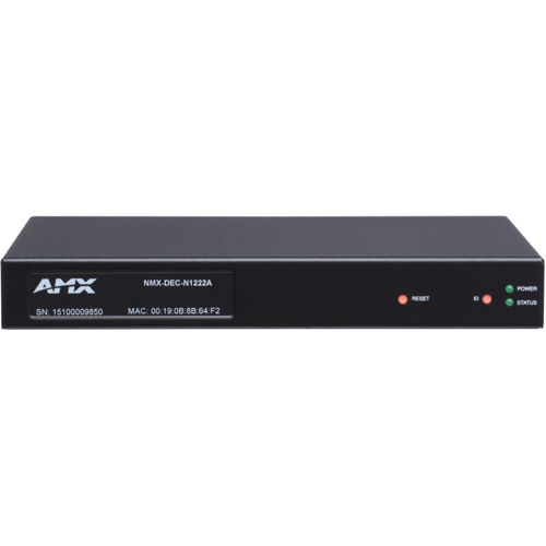AMX FGN1222A-SA SVSI Stand-alone Minimal Compression VoIP Decoder w/(2)RJ45 network port -