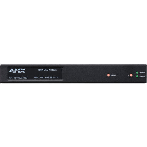 AMX FGN2222A-SA SVSI Stand-alone JPEG2000 Decoder with ultra-low latency for 1080p/60hz - AMX