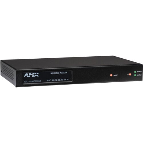 AMX FGN2222A-SA SVSI Stand-alone JPEG2000 Decoder with ultra-low latency for 1080p/60hz - AMX