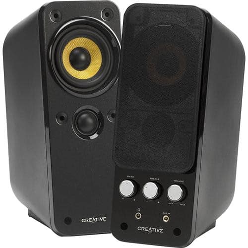 Creative Labs - Creative Labs 51MF1610AA002 GigaWorks T20 Series II 2.0  Multimedia Speaker System with BasXPort Technology - Refurbished @ PSS