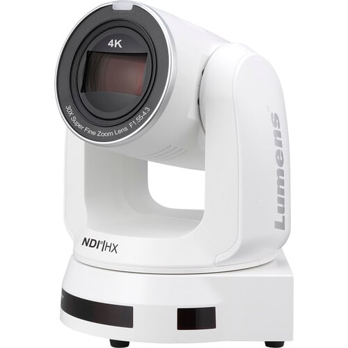 Lumens VC-A71PNW 4K IP PTZ Video Camera (White) -