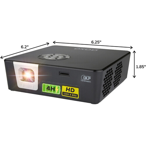 AAXA HP-P6X-01 P6X 1100-Lumen WXGA Portable DLP Projector -