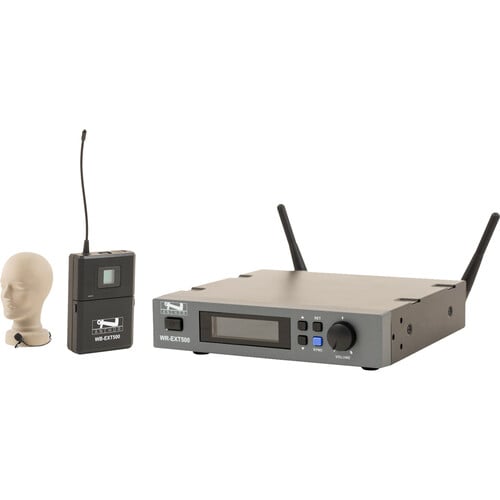 Anchor Audio UHF-EXT500-B External Wireless Package with Wireless Belt Pack and Lapel Microphone - Anchor Audio, Inc.