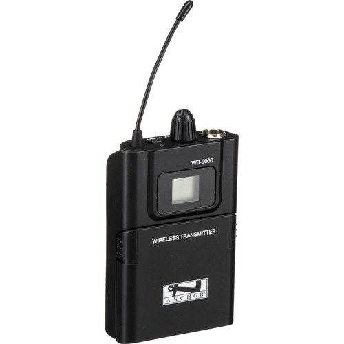 Anchor Audio WB-9000 Wireless belt pack transmitter (902 - 928 MHz) - Anchor Audio, Inc.